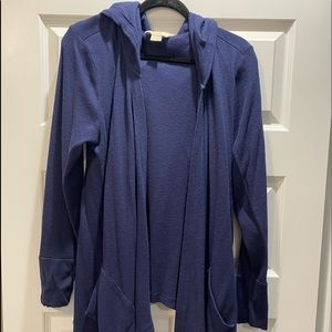 Woman’s “Natural Reflections” navy blue Cardigan
